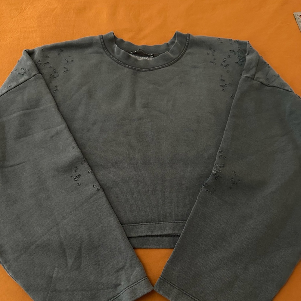 Zara Charcoal Gray Sweatshirt